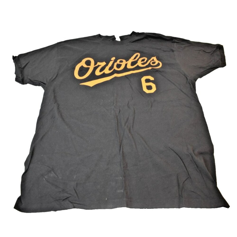 Baltimore Orioles Ryan Mountcastle #6 SGA MLB T-Shirt Tultex‎ XL Black Orange